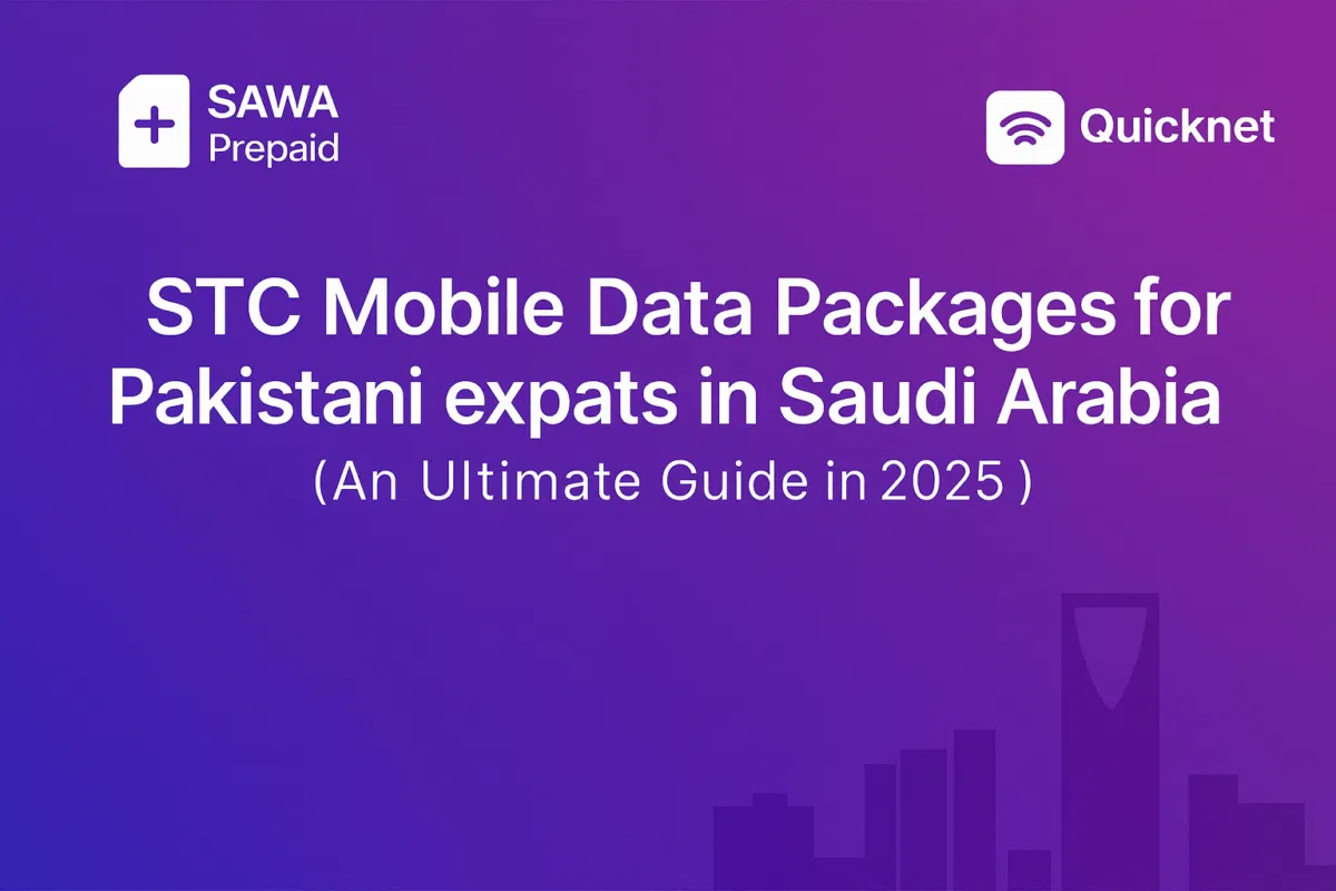 STC Mobile Data Packages for Pakistani expats in Saudi Arabia (An Ultimate Guide in 2025 )