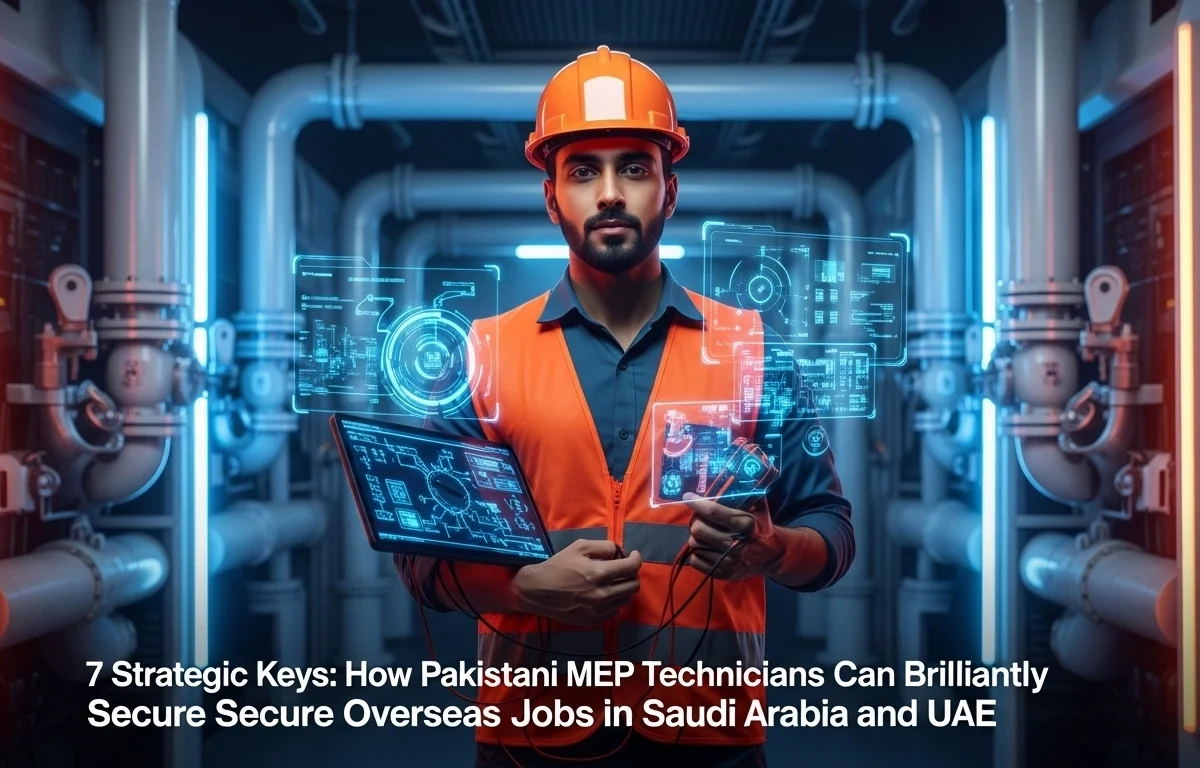 7 Strategic Keys: How Pakistani MEP Technicians Can Brilliantly Secure Overseas Jobs in Saudi Arabia and UAE