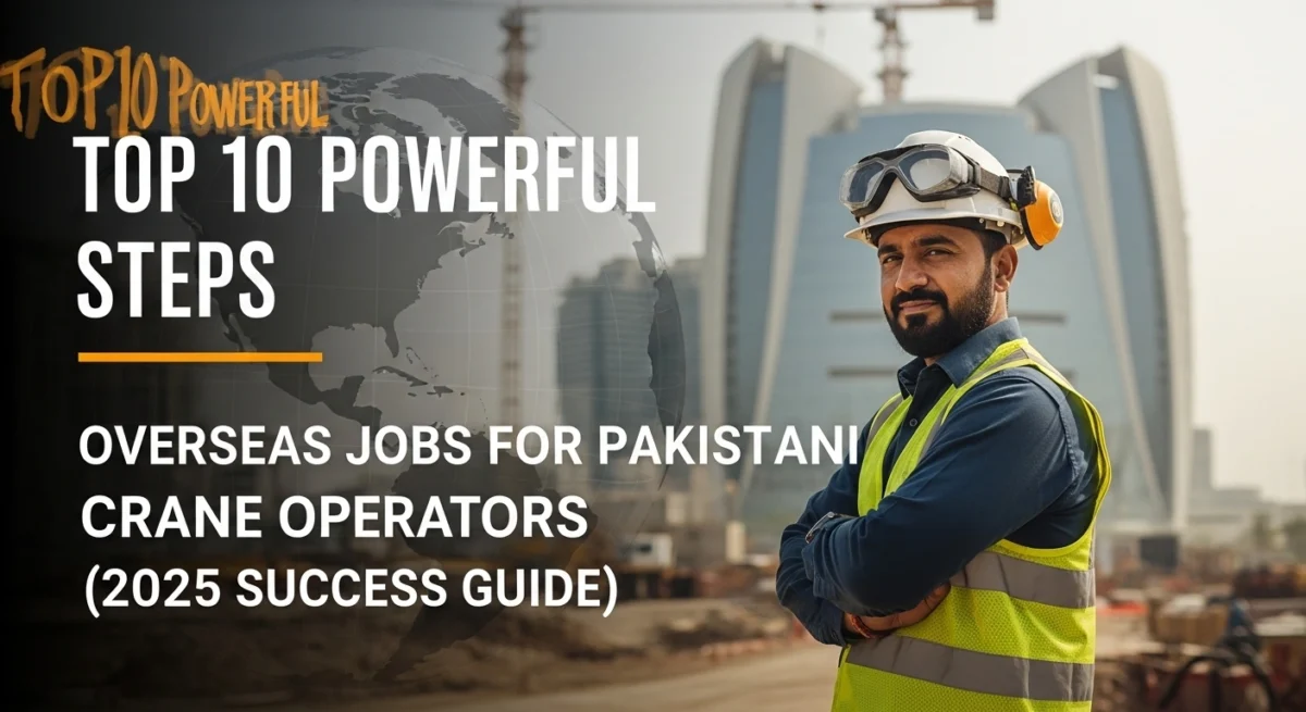 crane operator overseas jobs Pakistan