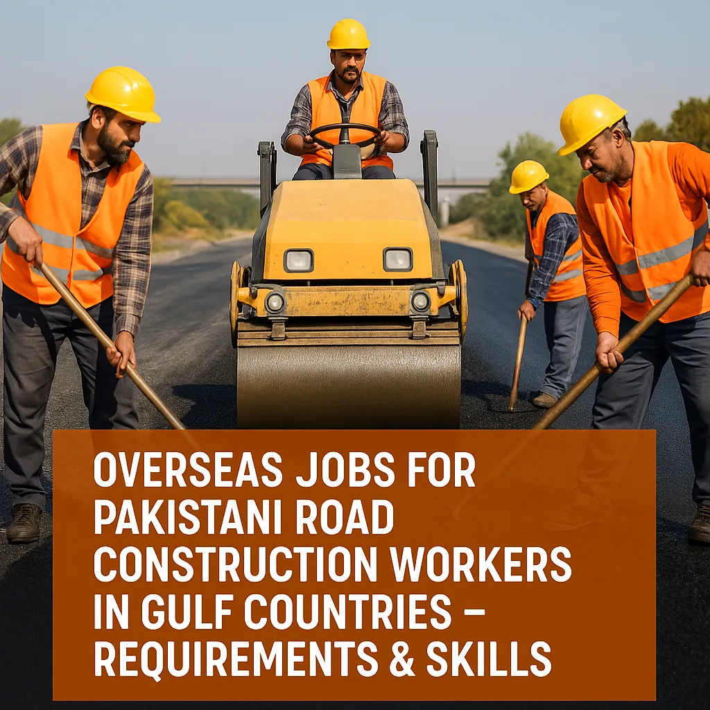overseas jobs for Pakistani road construction workers