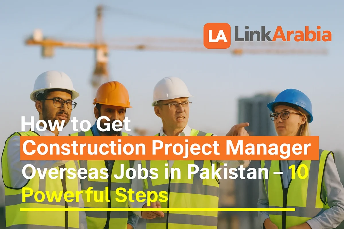 How to Get Construction Project Manager Overseas Jobs in Pakistan – 10 Proven Steps (2025 Guide)