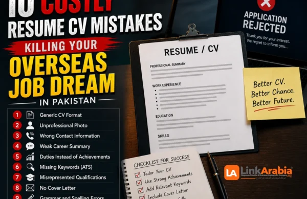 resume CV mistakes overseas jobs Pakistan