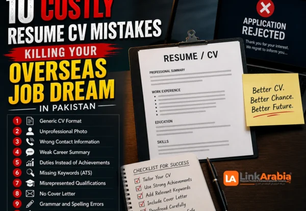 resume CV mistakes overseas jobs Pakistan