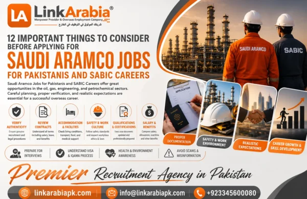 Saudi Aramco Jobs for Pakistanis